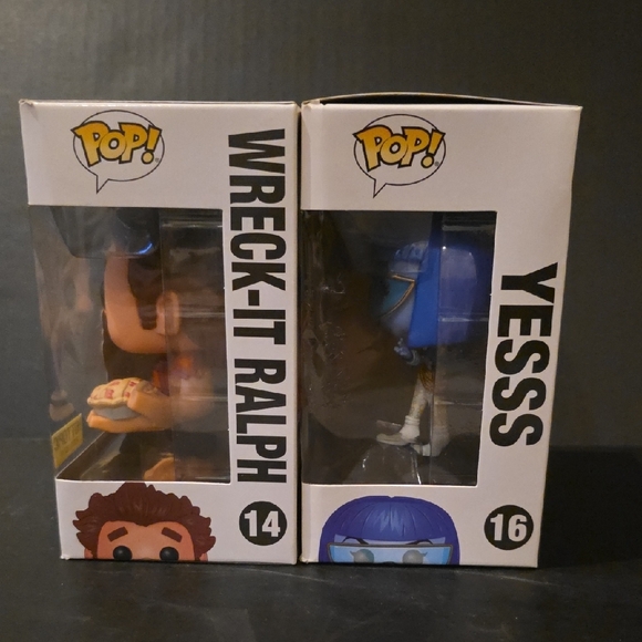 Funko Pop Wreck-It Ralph and Yesss Figures - Picture 4 of 8